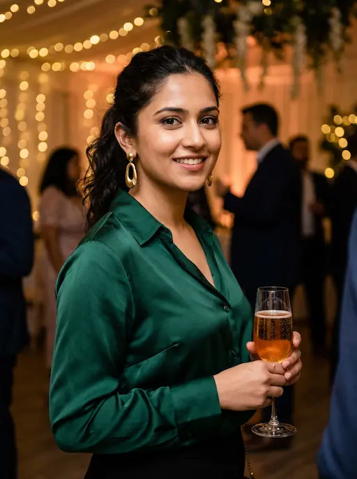 AI-styled Professional outfit — look 12 generated by Style Math AI