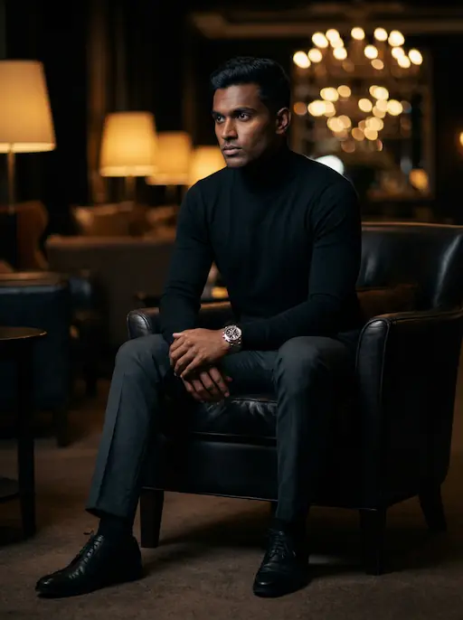 AI-styled Date / Social outfit — look 10 generated by Style Math AI