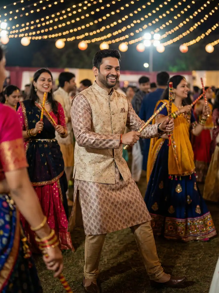 Navratri — Color, energy, dance.