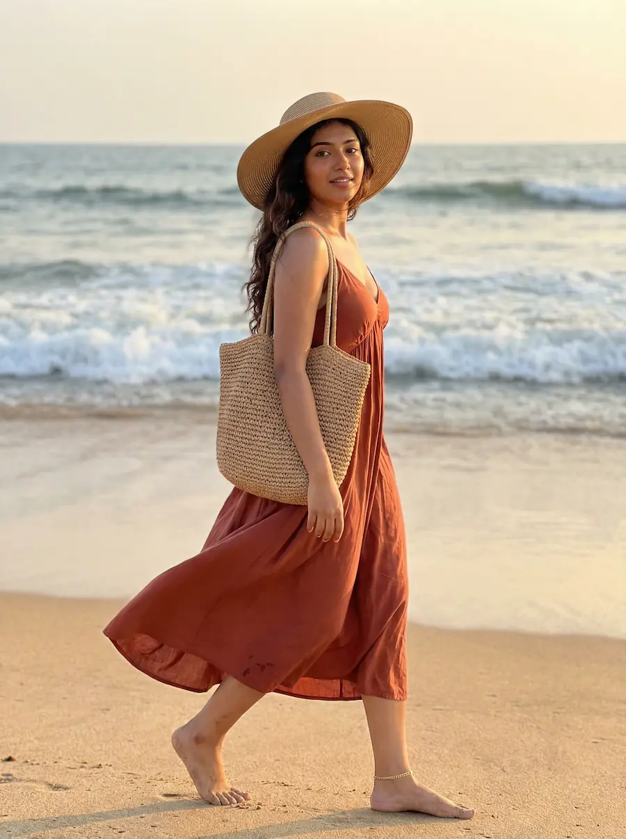 Beach — Sun, sand, effortless cool.