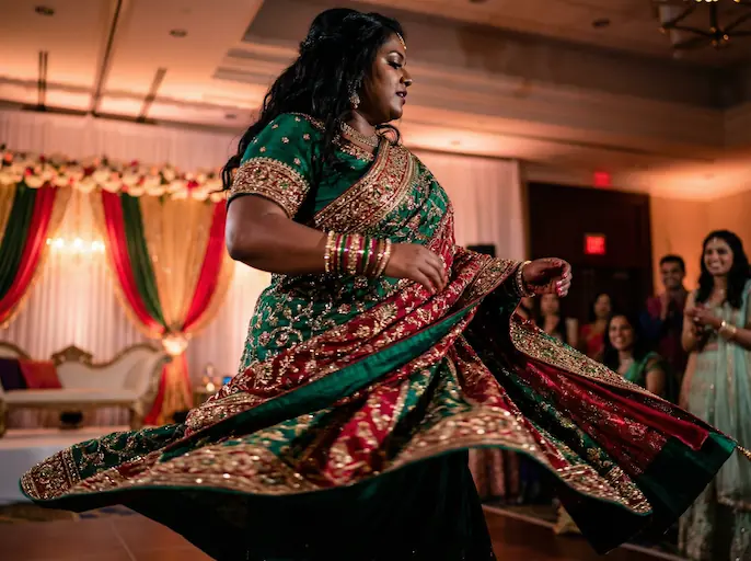 AI-styled Wedding outfit — look 6 generated by Style Math AI